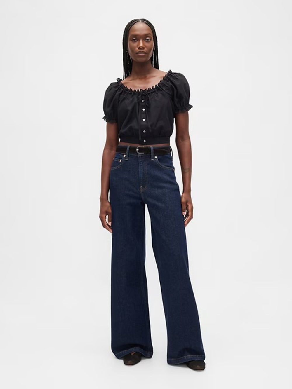 GAP Black Women's Top with Tag